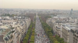 Visite en autocar des champs elysees